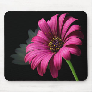 Tapis De Souris grande souris rose de fleur