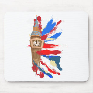 Tapis De Souris Grande tour horloge de Westminster Big Ben