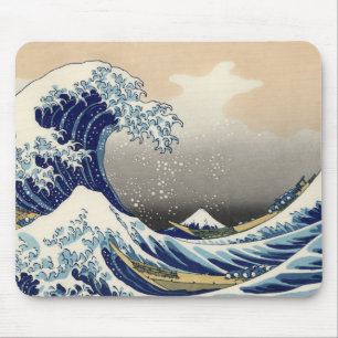 Tapis De Souris Grande Vague au large de Kanagawa & Mont Fuji Mer