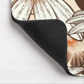 Tapis De Souris Grandes fleurs blanches (Coin)