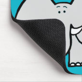 Tapis De Souris Grandes oreilles l'éléphant Mousepad (Coin)