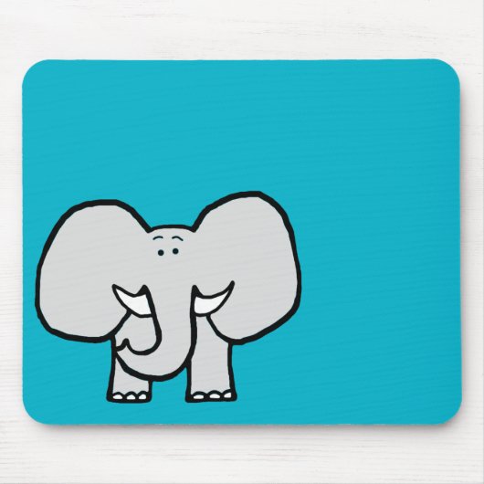 Tapis De Souris Grandes oreilles l'éléphant Mousepad (Devant)