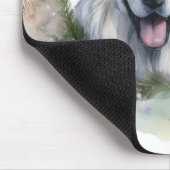 Tapis De Souris Grandes Pyrénées Tasse de Noël de la couronne (Coin)