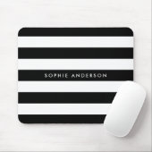 Tapis De Souris Grandes taches noires et blanches (Avec souris)