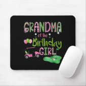 Tapis De Souris Grandma Of The Birthday Girl Hole In One Golf Love (Avec souris)