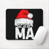 Tapis De Souris Grandma Santa Christmas Family Matching Pyjamas Xm (Avec souris)