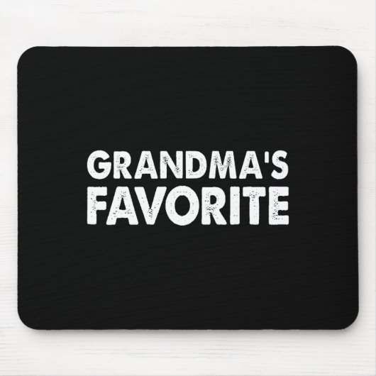 Tapis De Souris Grandma's Favorite Funny Grandparent Granhild Vint (Devant)