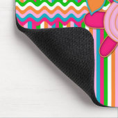 Tapis De Souris Grandmas Jardin Stripes Mousepad (Coin)