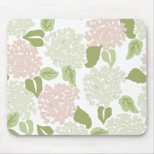 Tapis De Souris Grandmillenial hydrangea preppy floral joli