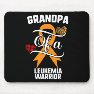 Tapis De Souris Grandpa Leukemia Sensibilisation Léopard Buffalo P