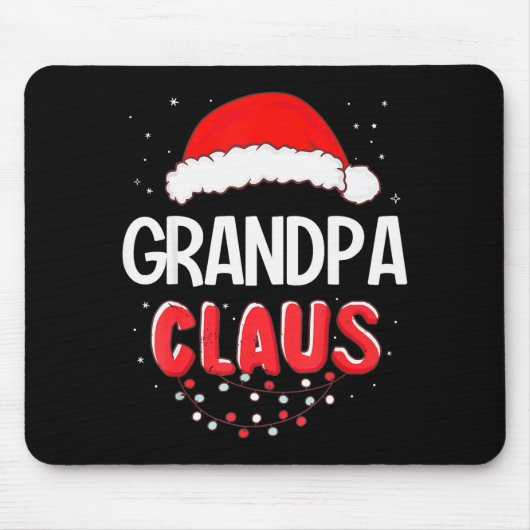 Tapis De Souris Grandpa Santa Claus Christmas Matching Costume (Devant)
