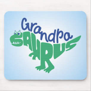 Tapis De Souris Grandpa Saurus Graphisme