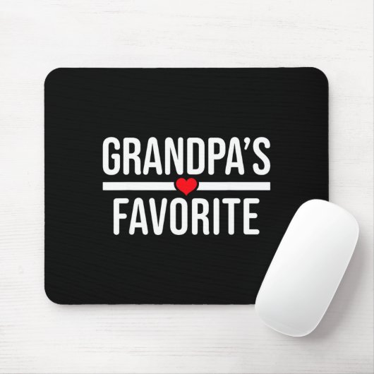 Tapis De Souris Grandpa's Favorite  (Avec souris)