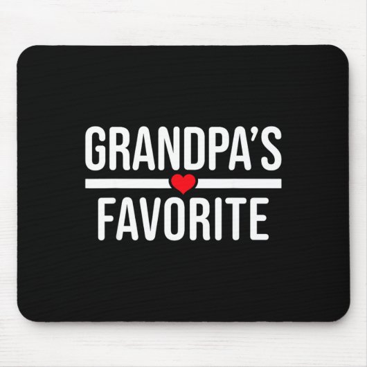 Tapis De Souris Grandpa's Favorite  (Devant)