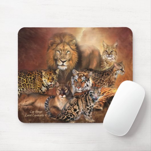 Tapis De Souris Grands chats Mousepad (Avec souris)