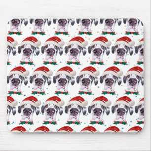 Tapis De Souris Grands Danois de Noël Stars