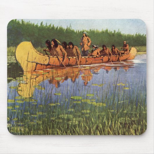 Tapis De Souris Grands explorateurs par Remington, Pionniers Vinta (Devant)