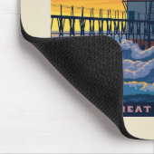 Tapis De Souris Grands Lacs | Lac Michigan (Coin)