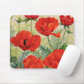 Tapis De Souris Grands pavots rouges (Avec souris)