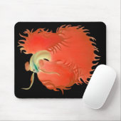 Tapis De Souris Grands poissons rouges Mousepad de Betta (Avec souris)