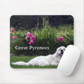 Tapis De Souris Grands Pyrénées Mousepad (Avec souris)