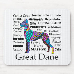 Tapis De Souris Grands Traces de Danse Mousepad