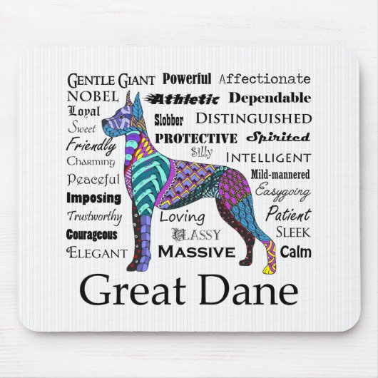 Tapis De Souris Grands Traces de Danse Mousepad (Devant)