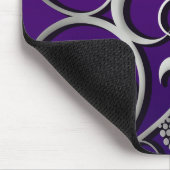 Tapis De Souris Grapevine et raisins violets Art rétro (Coin)