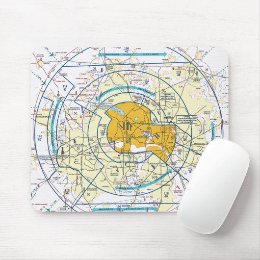 Tapis De Souris Graphique aéronautique (Avec souris)