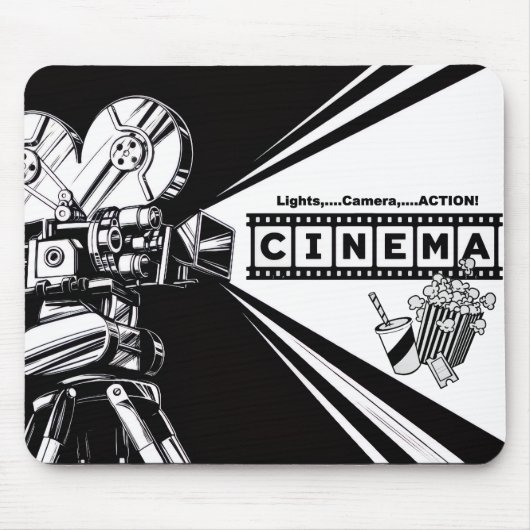Tapis de souris graphique *[CINÉMA]* (Devant)