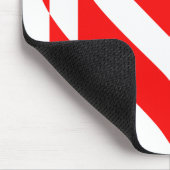 Tapis De Souris Graphique d'amour cool, Rouge (Coin)