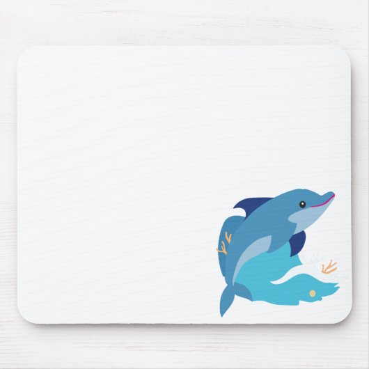 Tapis De Souris graphique dauphin (Devant)