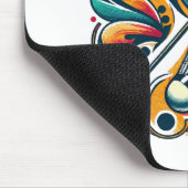 Tapis De Souris Graphique de badminton (Coin)