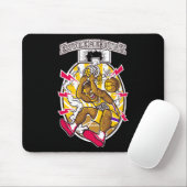 Tapis De Souris Graphique de basket-ball (Avec souris)