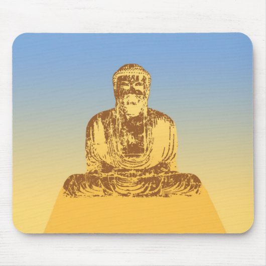 Tapis De Souris Graphique de Bouddha (Devant)