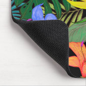 Tapis De Souris Graphique de fleur d'Aloha de Hawaii tropical (Coin)