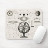 Tapis De Souris Graphique de lune alchimiste (Avec souris)