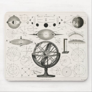 Tapis De Souris Graphique de lune alchimiste