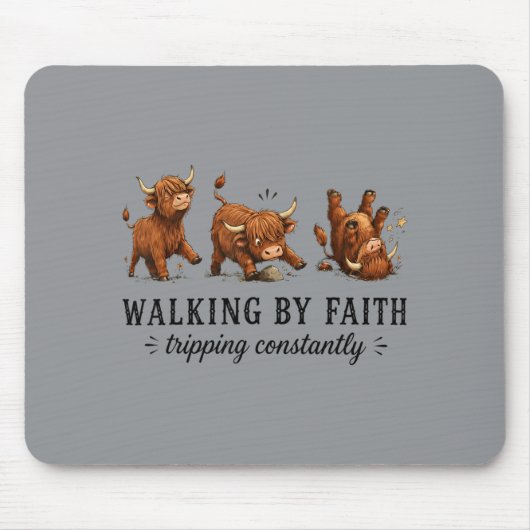 Tapis De Souris Graphique de marche (Devant)
