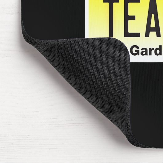 Tapis De Souris Graphique de plaque d'immatriculation Teaneck New  (Coin)