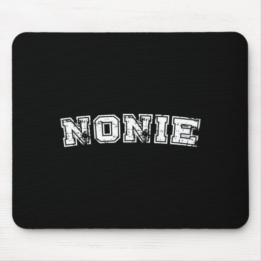 Tapis De Souris Graphique de style universitaire classique nonie (Devant)