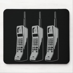 Tapis De Souris Graphique de téléphone mobile rétro