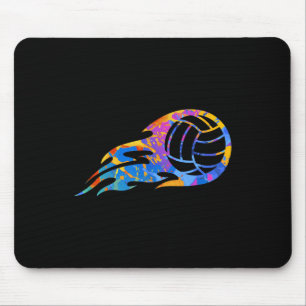 Tapis De Souris Graphique de volley-ball sport coloré - Volleyball