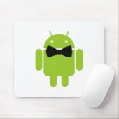 Tapis De Souris Graphique d'icône de robot Android formel (Avec souris)
