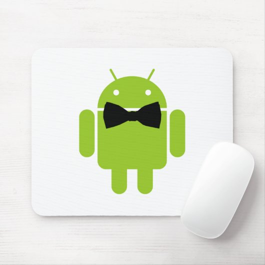 Tapis De Souris Graphique d'icône de robot Android formel (Avec souris)