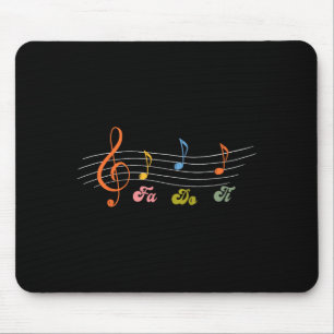 Tapis De Souris Graphique Do Subtil Musical Fa Ti