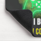 Tapis de souris graphique drôle de citation de jou (Coin)