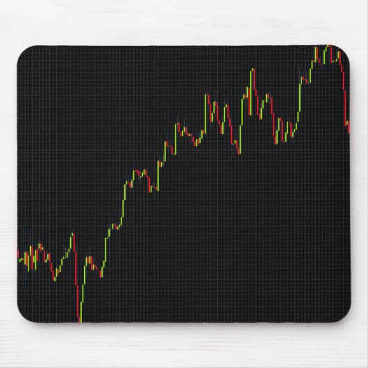 Tapis De Souris Graphique du marché des Stocks de chandeliers (Devant)