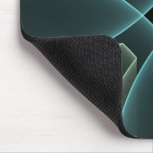Tapis De Souris Graphique géométrique Turquoise moderne (Coin)
