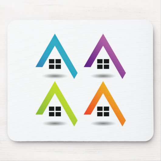 Tapis De Souris Graphique montrant le marché foncier croissant (Devant)